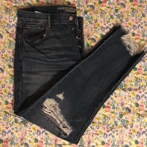 American Eagle High Waisted Girlfriend Jeans